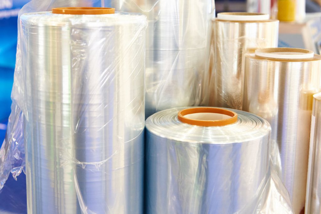 Comparison of shrink and stretch film